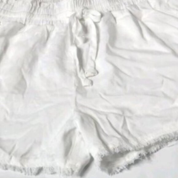 Brand New Women's Cloth & Stone Raw Hem Drawstring Shorts - Picture 9 of 9